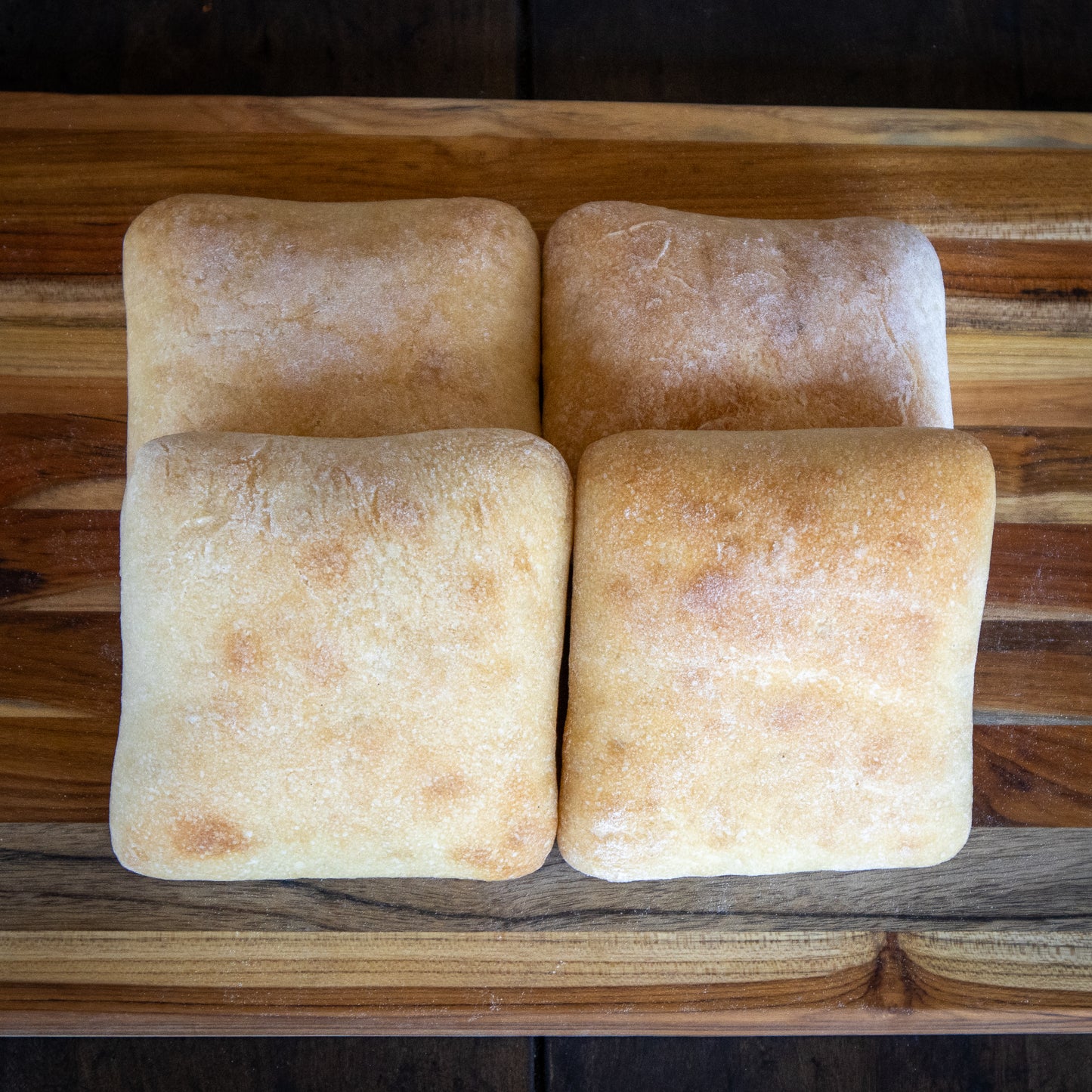 Ciabatta Square - 4 Pack