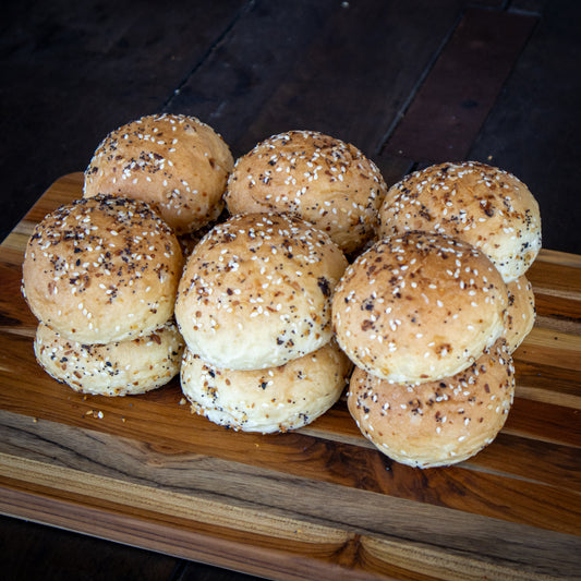 Brioche Sliders Everything Topping - Dozen