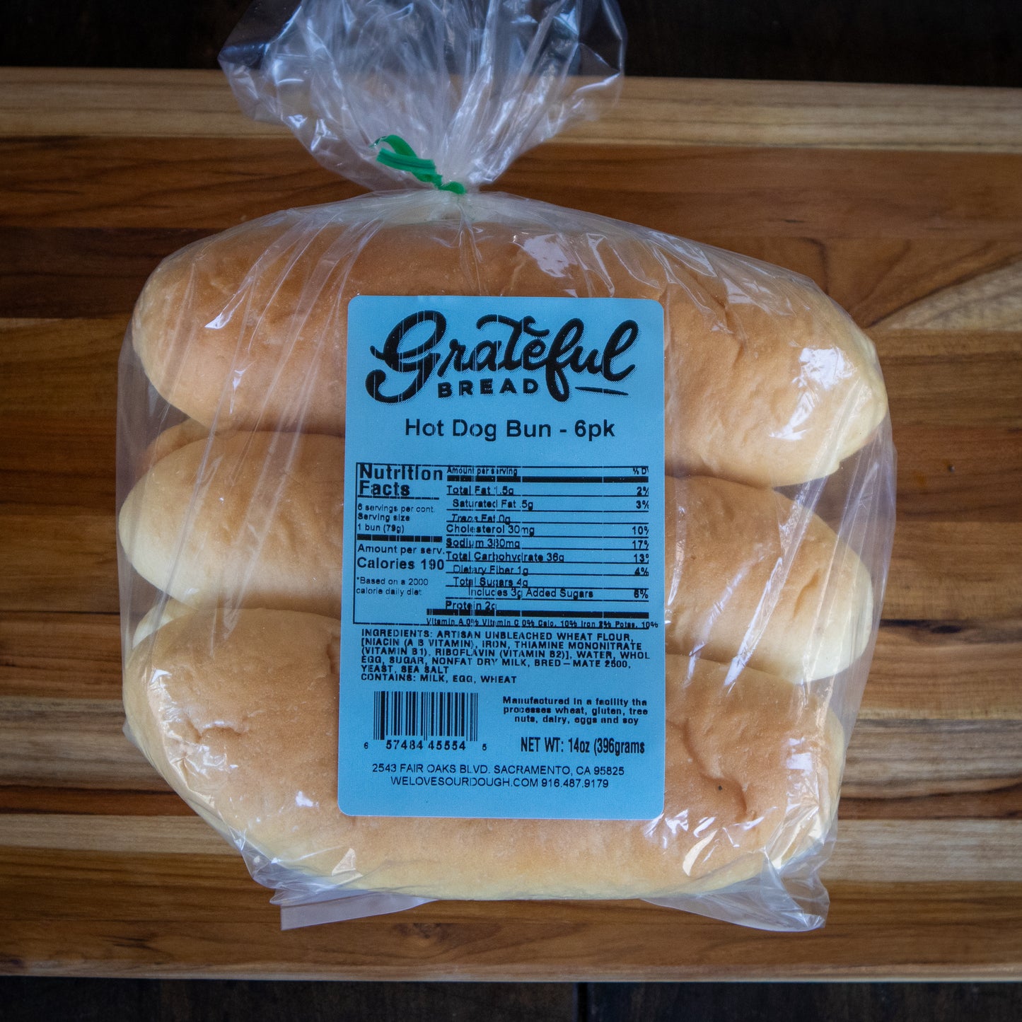 Hot Dog Bun - 6 Pack