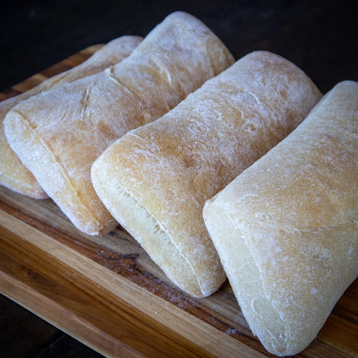 Large Ciabatta Bun - 4 Pack