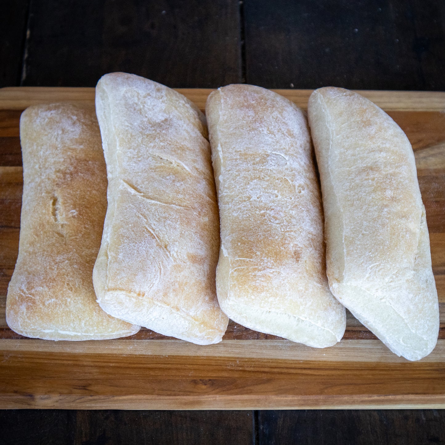 Large Ciabatta Bun - 4 Pack