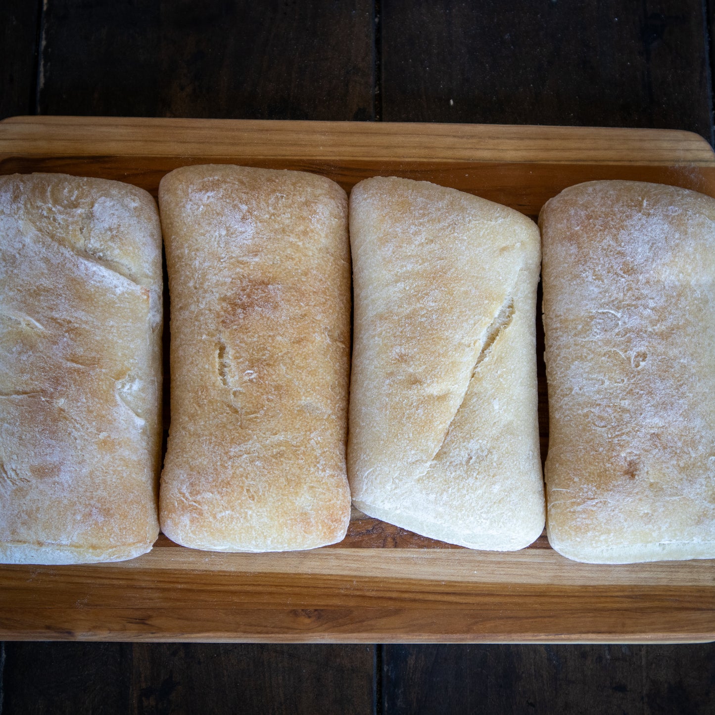Large Ciabatta Bun - 4 Pack