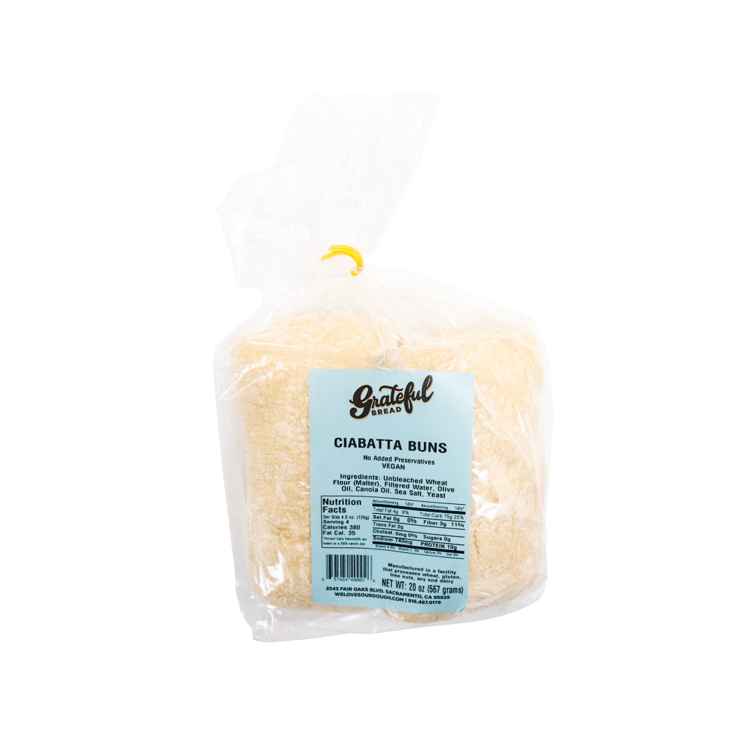 Ciabatta Bun - 4 Pack