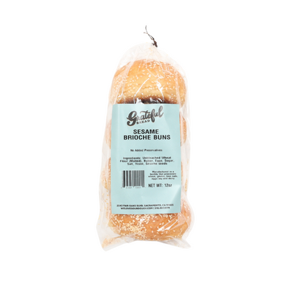 Sesame Brioche - 4 Pack