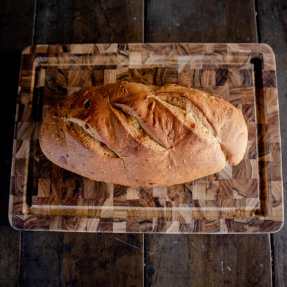 Roasted Garlic Asiago Batard